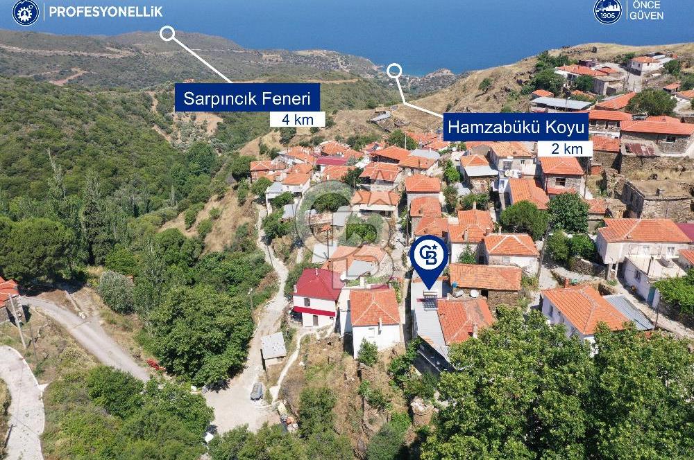 Karaburun Sarpıncık Köy Merkezinde Satılık Arsa