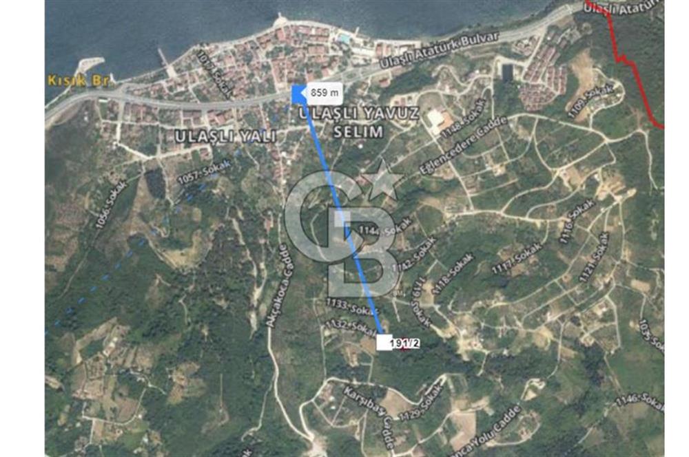 CB TOWER GÖLCÜK ULAŞLI'DA 2 KAT, % 25 İMARLI, 593 M2 ARSA