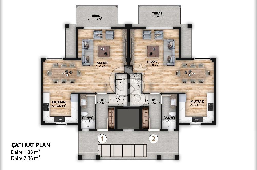YENİ YAŞAMINIZ BURADA! KABAOĞLU LEDA CITY SATILIK 3+1 DAİRELER