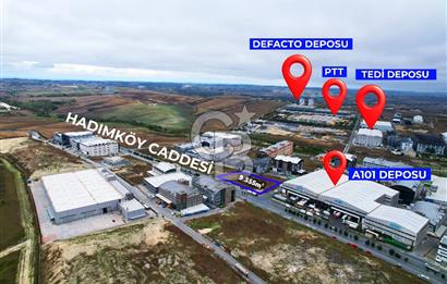 HADIMKÖY AKPINAR SANAYİ SİTESİ ANA CADDE CEPHE KÖŞE 1.6 EMSAL