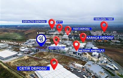 HADIMKÖY AKPINAR SANAYİ SİTESİ ANA CADDE CEPHE KÖŞE 1.6 EMSAL