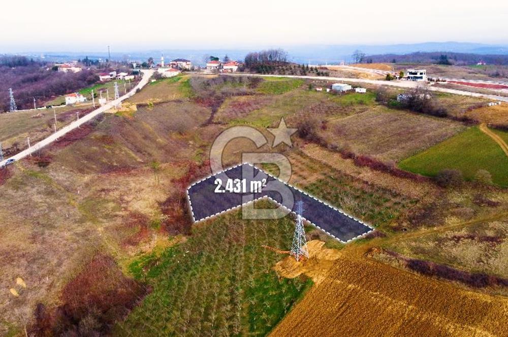 CB AKADEMİ TOPLUCA KANDIRA YOLU KENARINDA SATILIK 2431 m2 TARLA