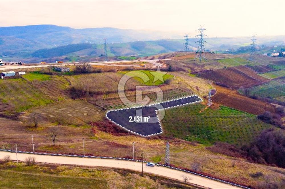 CB AKADEMİ TOPLUCA KANDIRA YOLU KENARINDA SATILIK 2431 m2 TARLA