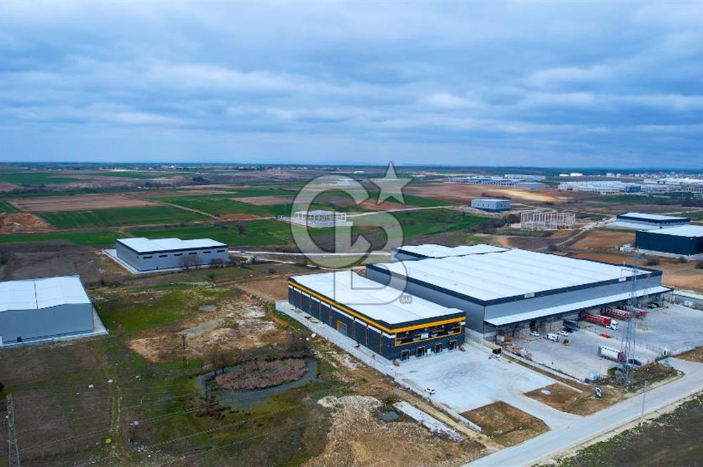 Tekirdağ Kapaklı'da 4.000m² Düz Giriş H:12mt Kiralık Depo