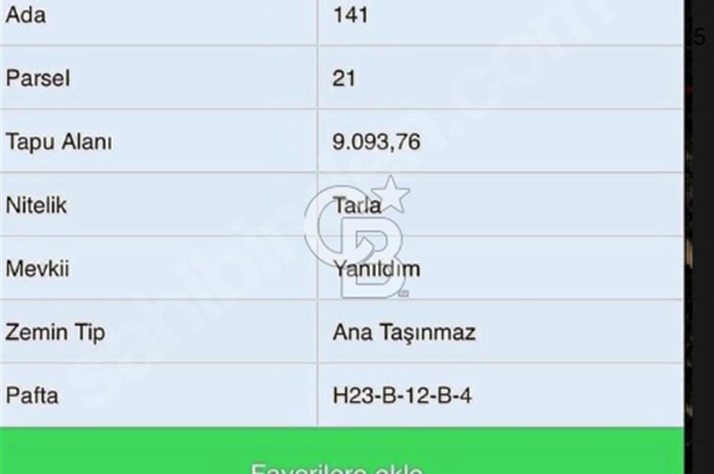 BİLECİK OSMANELİ AVDAN KÖYÜNDE SATILIK 9 DÖNÜMLÜK TARLA