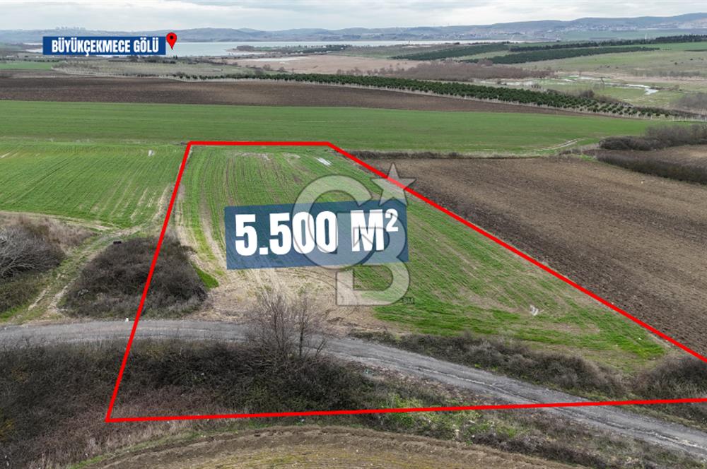BÜYÜKÇEKMECE KARAAĞAÇ'TA 5.500 M² MÜSTAKİL TAPU TARLA