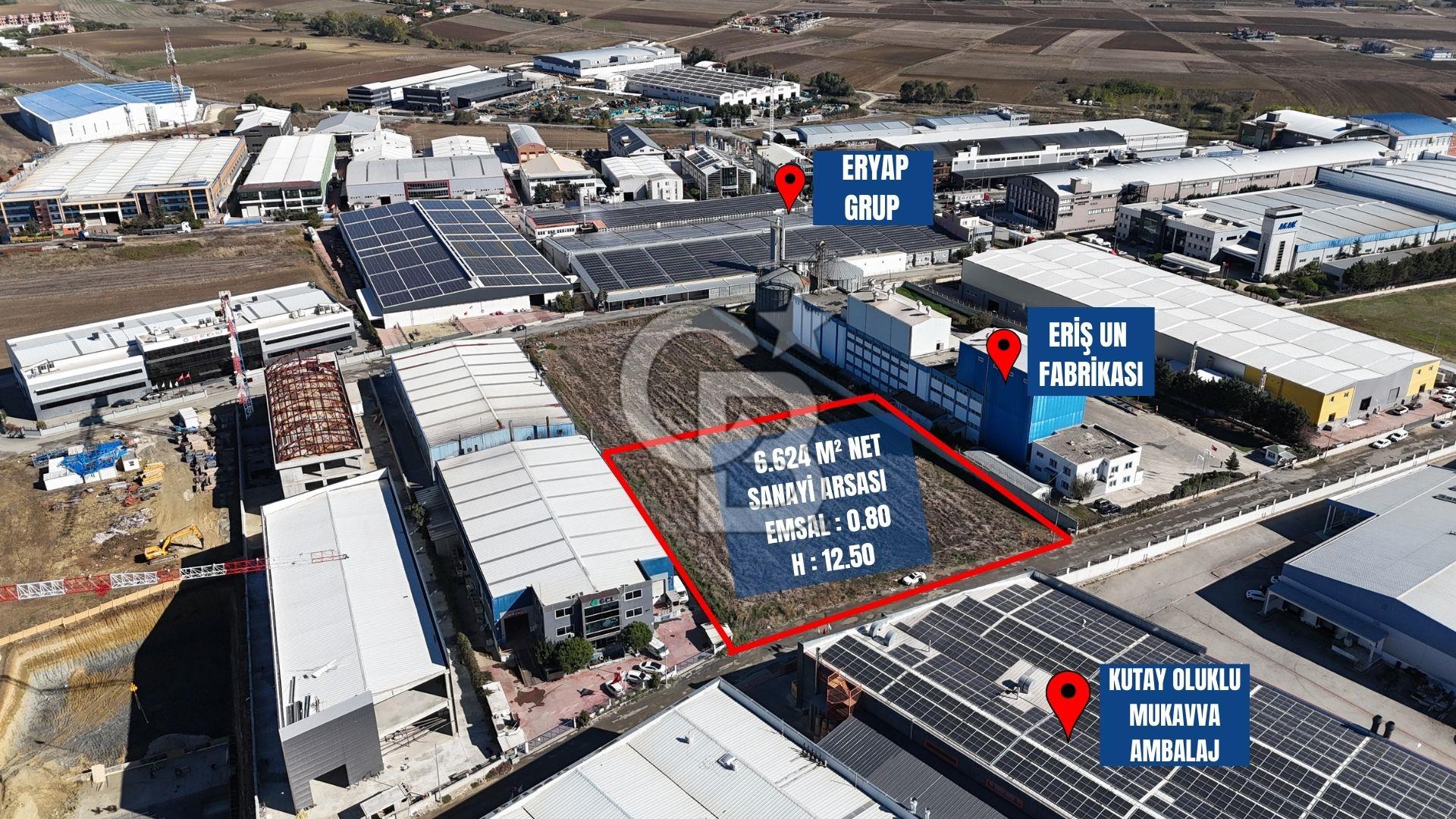 SİLİVRİ KAVAKLI'DA 6.624 M² SANAYİ İMARLI ARSA