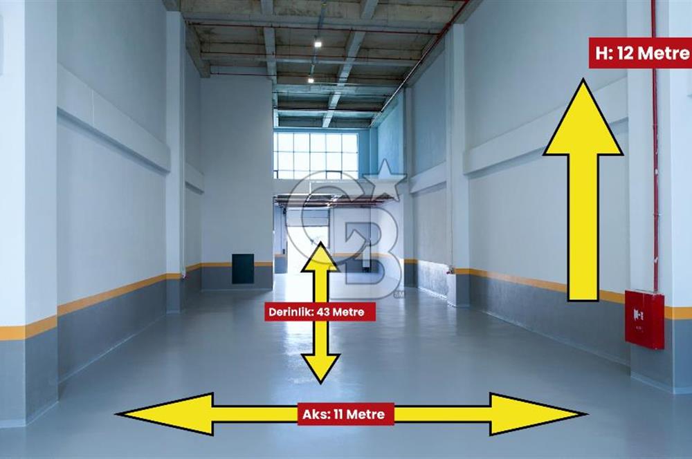 Esenyurt 568 m² H:12 Düz Giriş Kiralık Depo