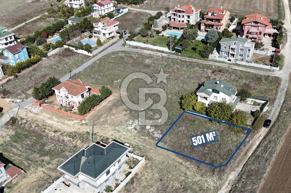 BÜYÜKÇEKMECE KUMBURGAZ 501M² RUHSATLI DENİZ MANZARALI ARSA