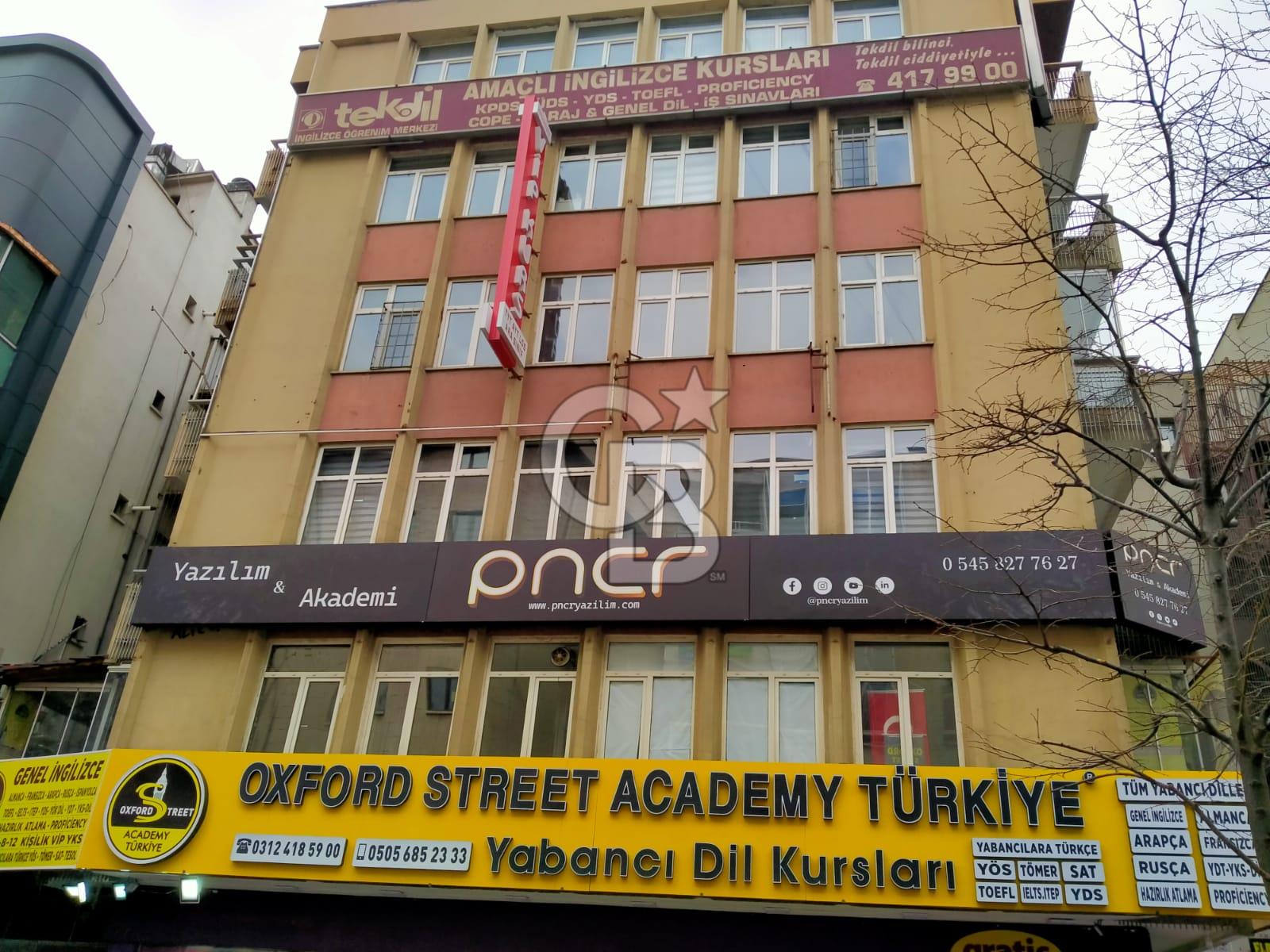 Kızılay Karanfil de MEB Ruhsatına Uygun 200 m2 KİRALIK Tam Kat