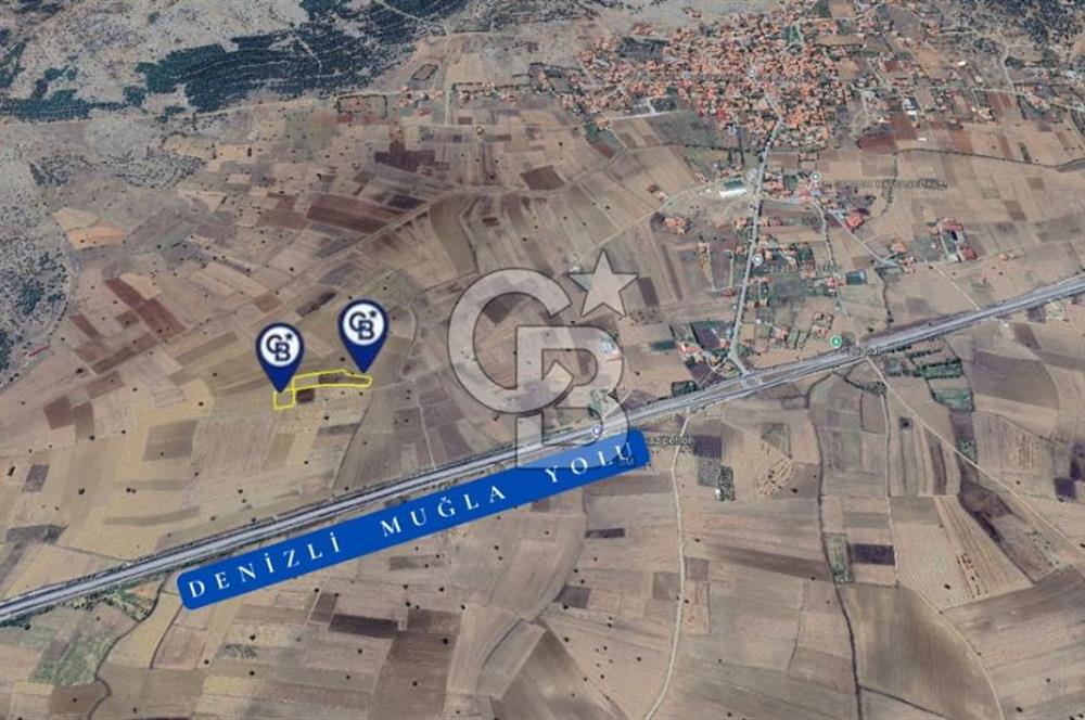 Tavas Sarıabat da Muğla Karayolu Yakını Satılık 4550 M² Arazi
