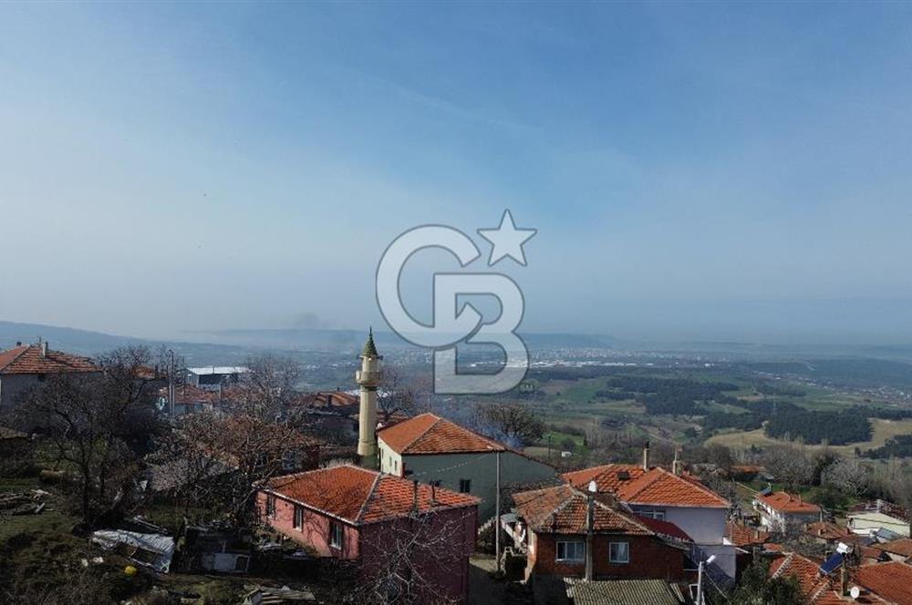 ÇANAKKALE KEMEL KÖYÜNDE BOĞAZ MANZARALI SATILIK BAHÇE