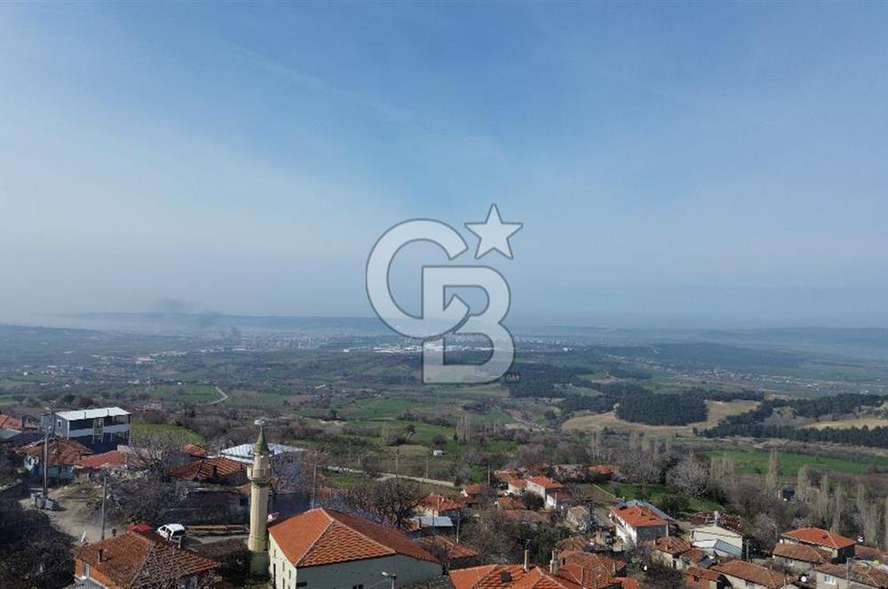 ÇANAKKALE KEMEL KÖYÜNDE BOĞAZ MANZARALI SATILIK BAHÇE