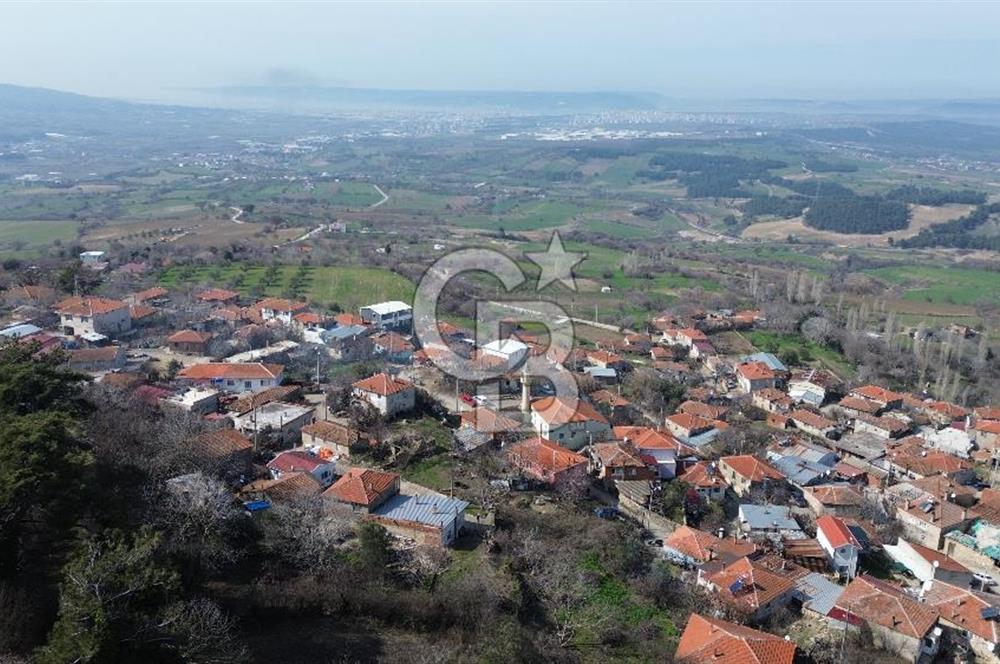 ÇANAKKALE KEMEL KÖYÜNDE BOĞAZ MANZARALI SATILIK BAHÇE