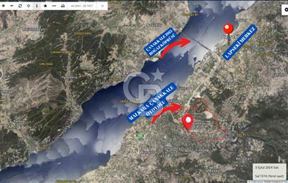 LAPSEKİ GÖKKÖY'DE KADASTRO YOLU OLAN
