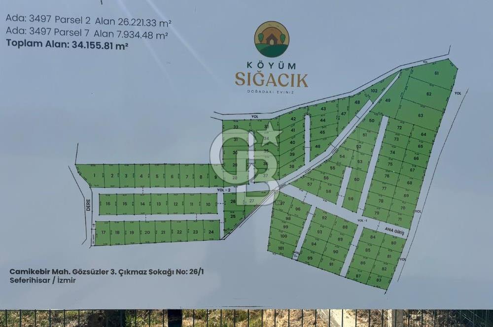Seferihisar Köyüm Sığacık'ta Satılık Tiny House Parseli