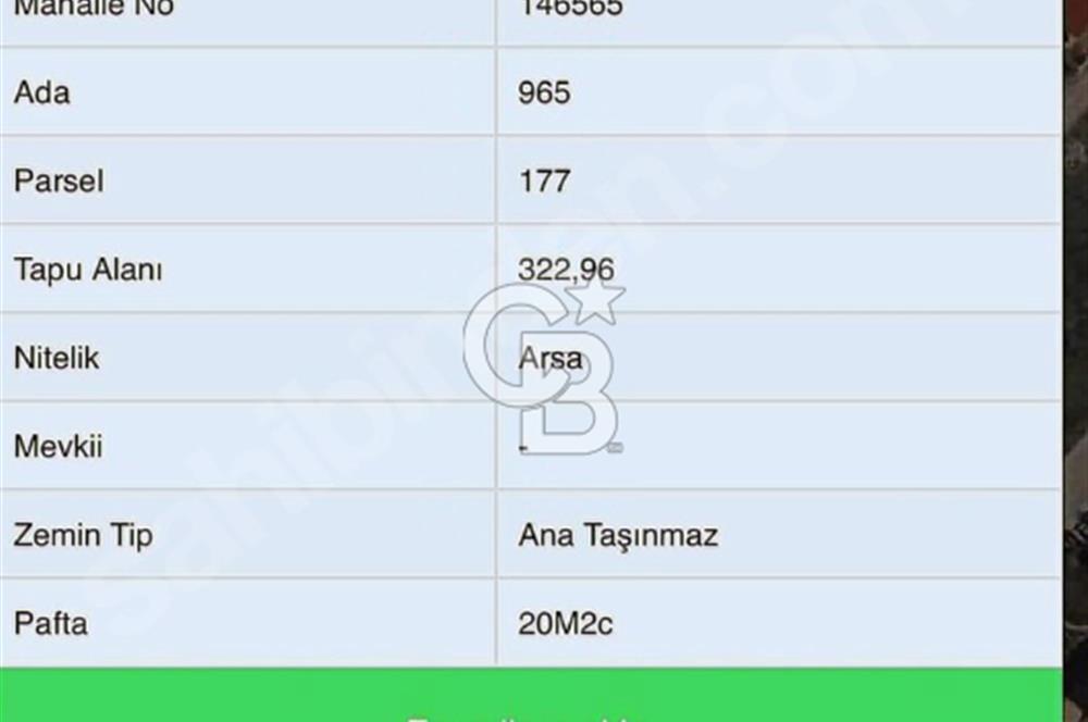 Tüysüzler Kore Evleri Yanında Satılık 646 M2 Arsa