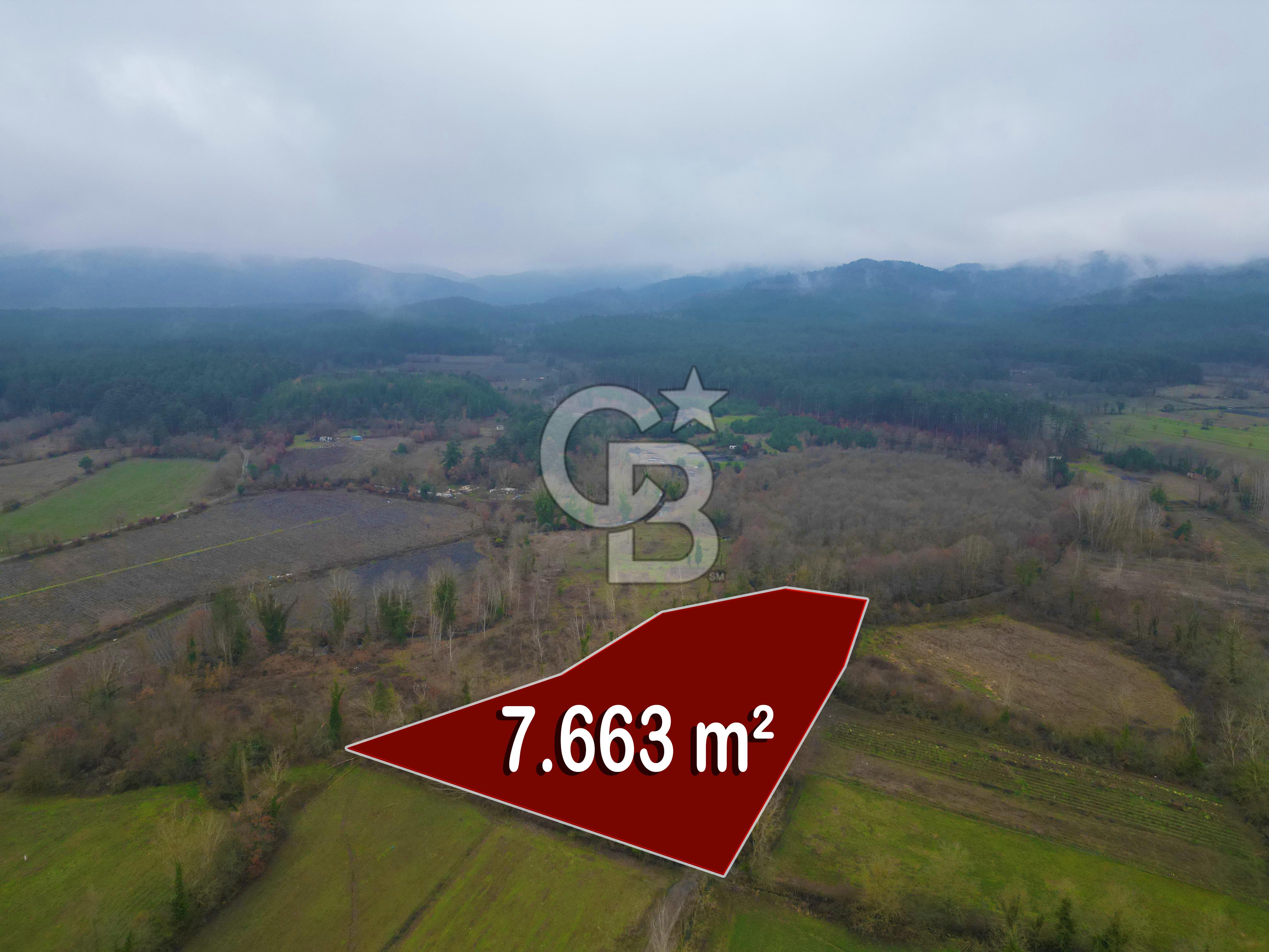 Çanakkale Yenice Örencik Köyünde 7663 m² Satılık Tarla !