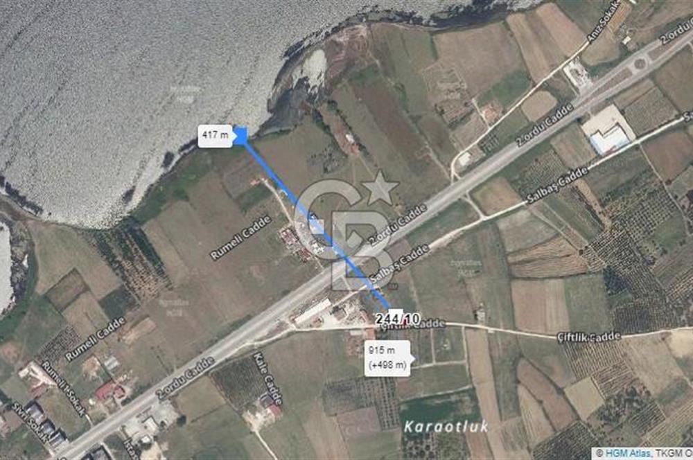 ÇANAKKALE LAPSEKİ ÇARDAK DENİZE 400 M. EŞSİZ KONUMDA İMARLI ARSA