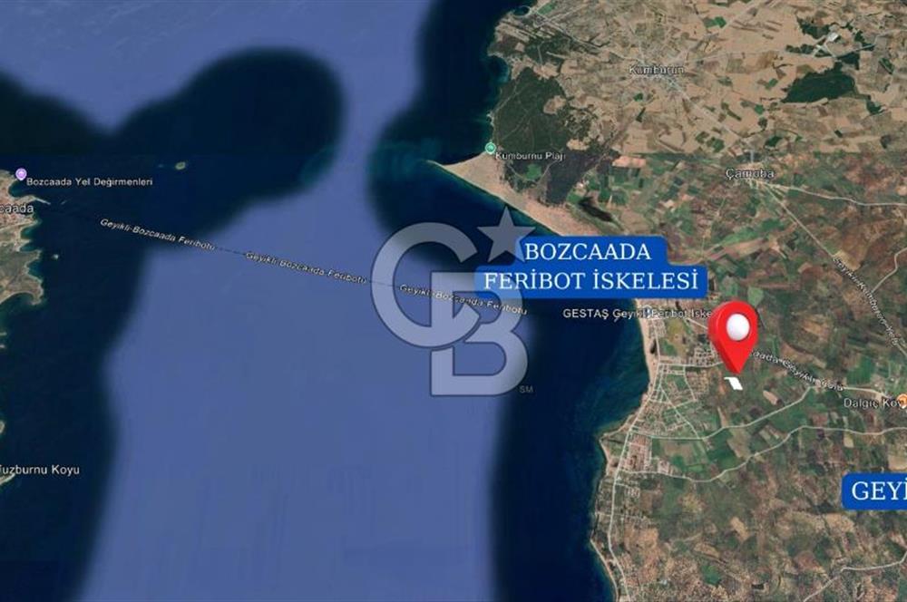 Çanakkale Geyikli'de Satılık Zeytinlik! Bozcaada Manzaralı