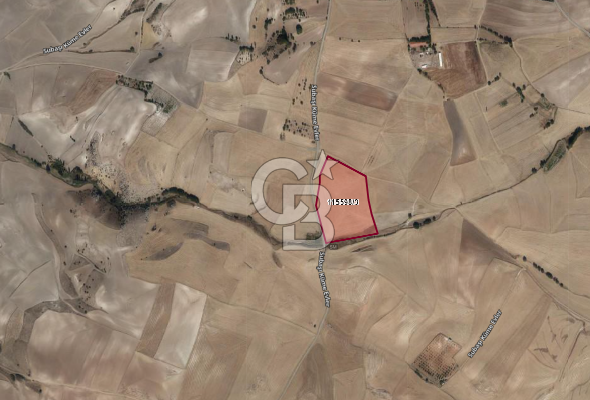 GÖLBAŞI SUBAŞI KÖYÜNDE SATILIK 31 DÖNÜM TEK TAPU TARLA