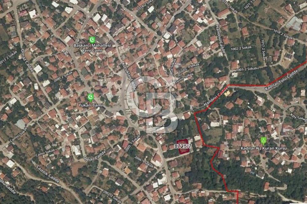 Denizli Başkarcı da 695 M² Satılık 2 kat İmarlı Köşe Parsel Arsa