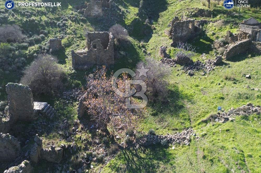 Karaburun Parlak Mahallesi'nde 250 m2 Yıkık Taş Ev ve Avlusu
