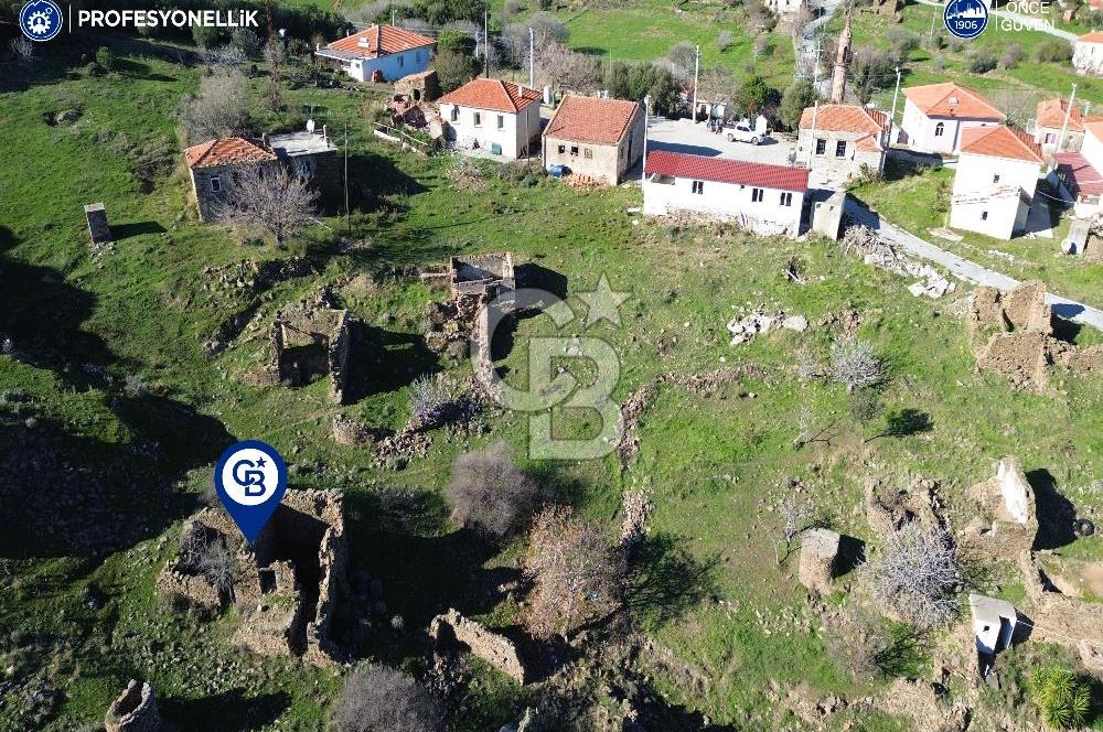 Karaburun Parlak Mahallesi'nde 250 m2 Yıkık Taş Ev ve Avlusu