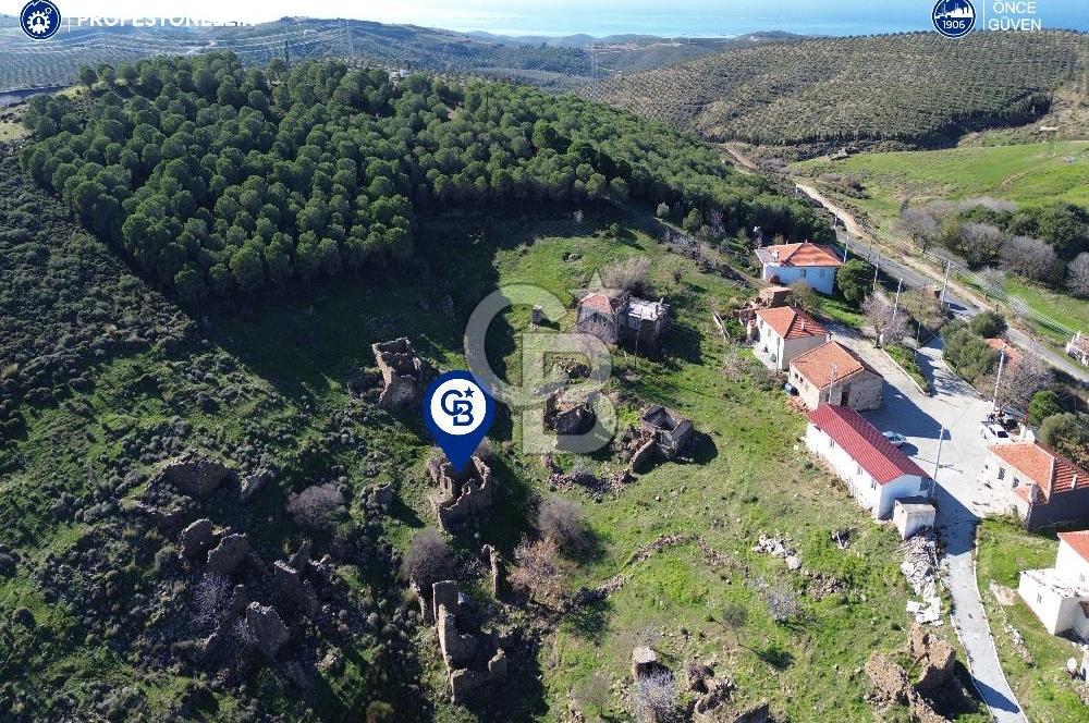 Karaburun Parlak Mahallesi'nde 250 m2 Yıkık Taş Ev ve Avlusu