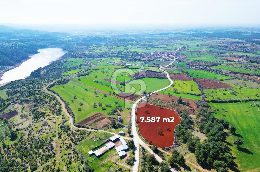 ÇANAKKALE CİVLER KÖYÜ BAĞ EVİ YAPIMINA UYGUN SATILIK ARAZİ