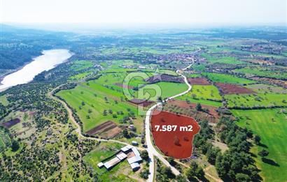 ÇANAKKALE CİVLER KÖYÜ BAĞ EVİ YAPIMINA UYGUN SATILIK ARAZİ