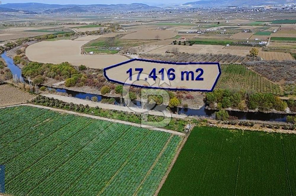 Buruncuk'ta Gediz Kenarında Çok Verimli 17.416 m2 Satılık Tarla