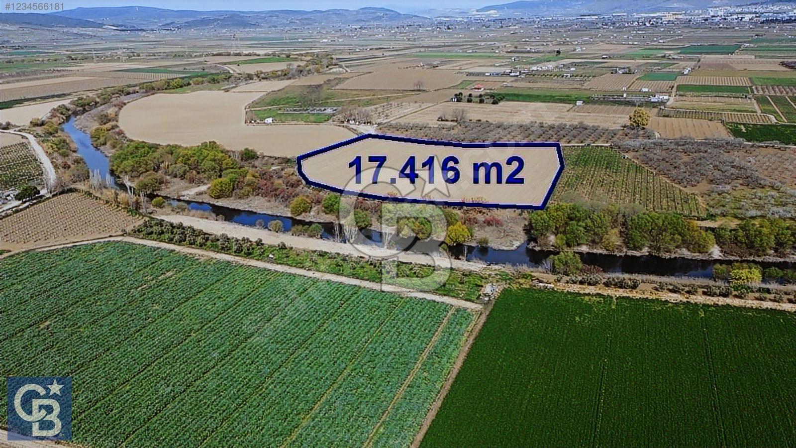 Buruncuk'ta Gediz Kenarında Çok Verimli 17.416 m2 Satılık Tarla