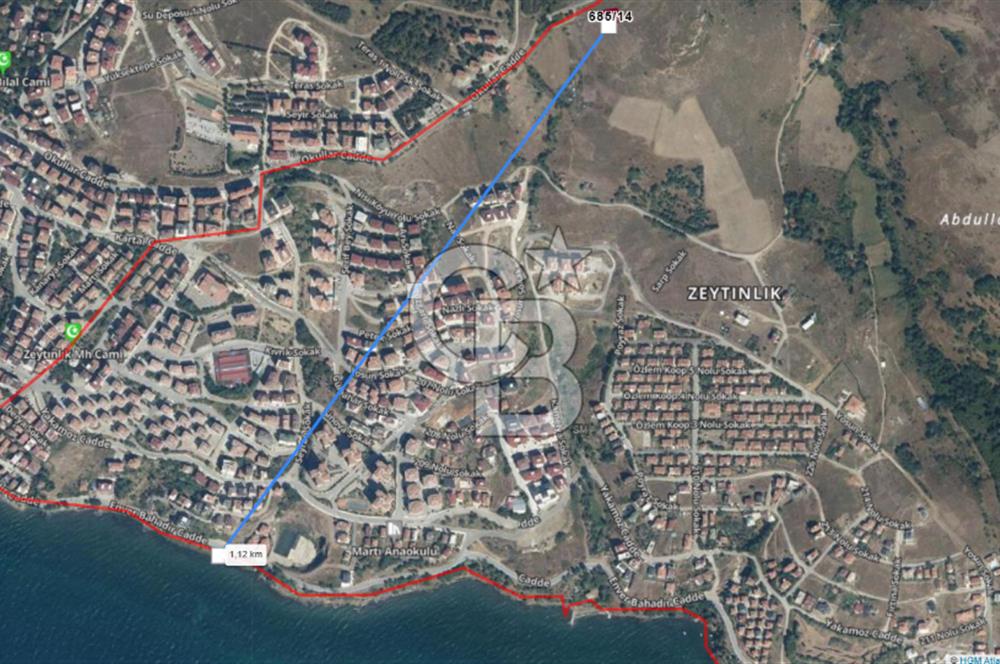 SİNOP / MERKEZ / ZEYİNLİK MAH. - İMARLI YOL KENARI SATILIK ARSA
