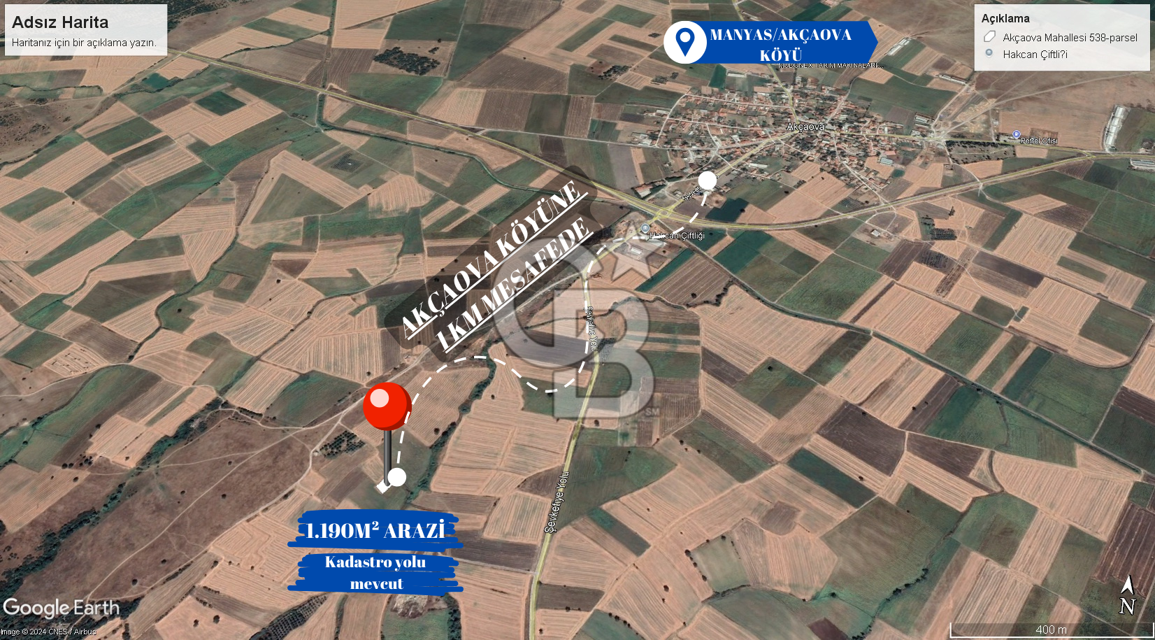 BALIKESİR MANYAS'TA SATILIK ARAZİ