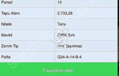 İZMİT AMBARCI MAHALLESİNDE 2.733 M2 SATILIK ARAZİ