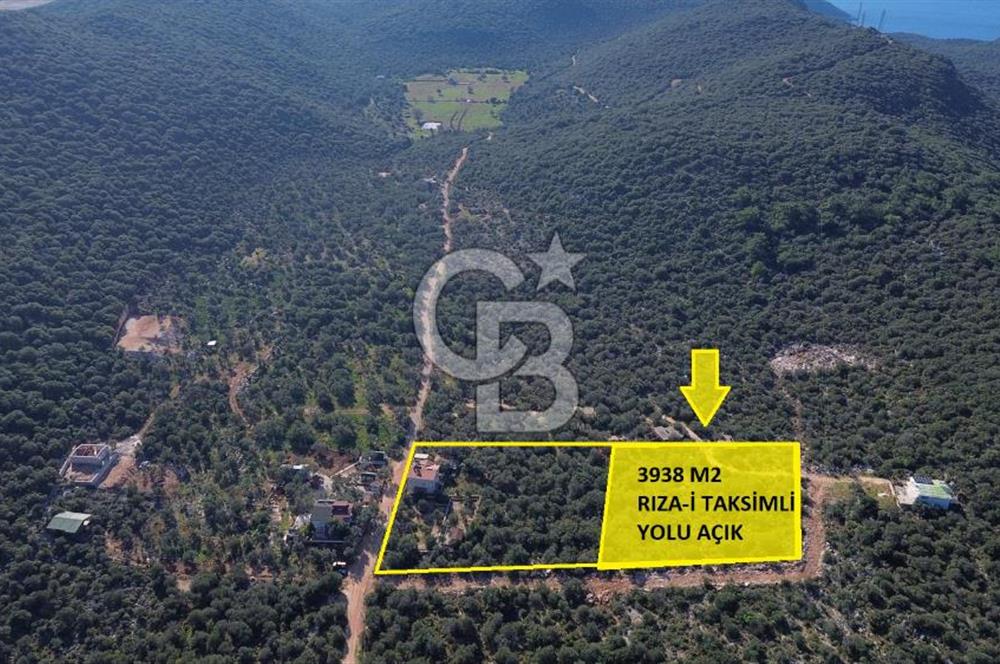 CB ARDEN EMLAK'TAN ANTALYA KAŞ BAYINDIR'DA SATILIK 3938 M2
