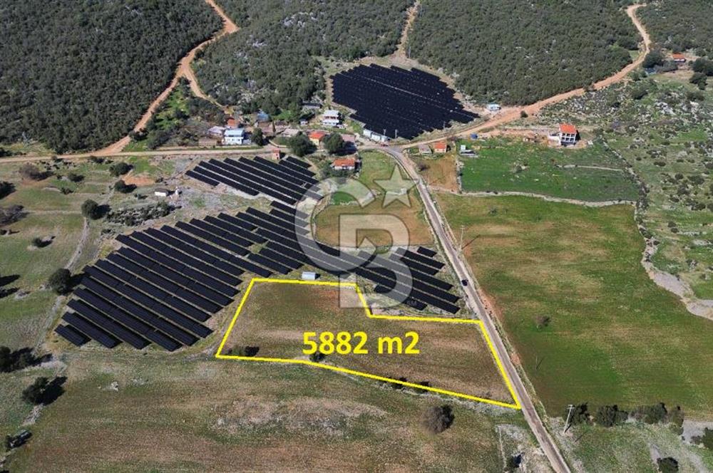 CB ARDEN EMLAK'TAN ANTALYA KAŞ SATILIK 5882 M2 YOL KENARI TARLA