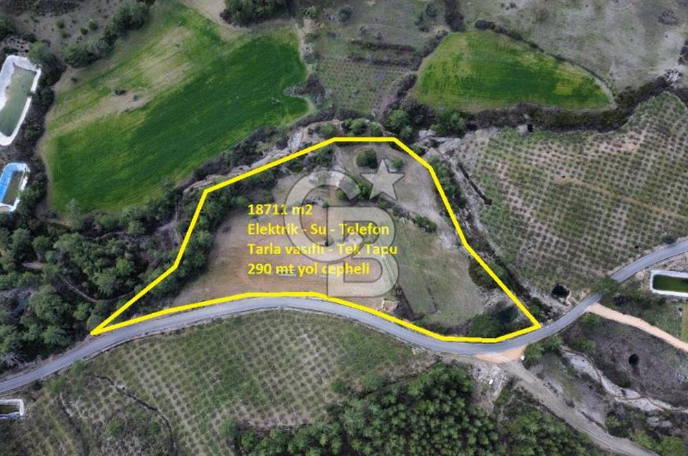 CB ARDEN EMLAK'TAN ANTALYA KAŞ SATILIK 18700 M2 TARLA