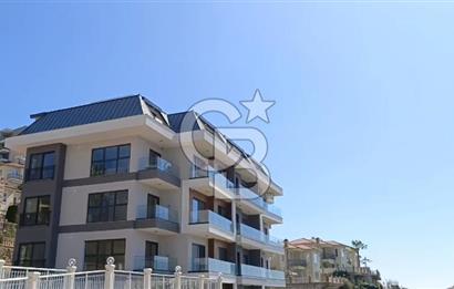 Antalya Alanya'da Deniz Manzaralı 1+1