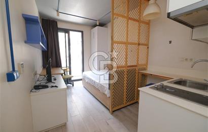 Bornova Coordinat ‘da  Eşyalı Balkonlu 1+0 Daire