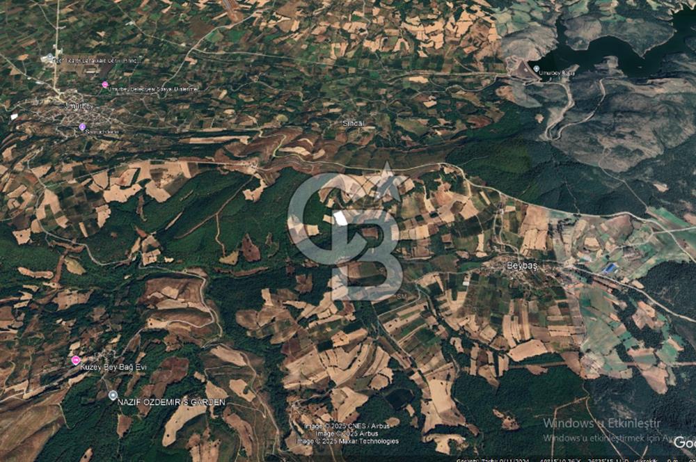 ÇANAKKALE LAPSEKİ BEYBAŞ KÖYÜNDE SATILIK ARAZİ 