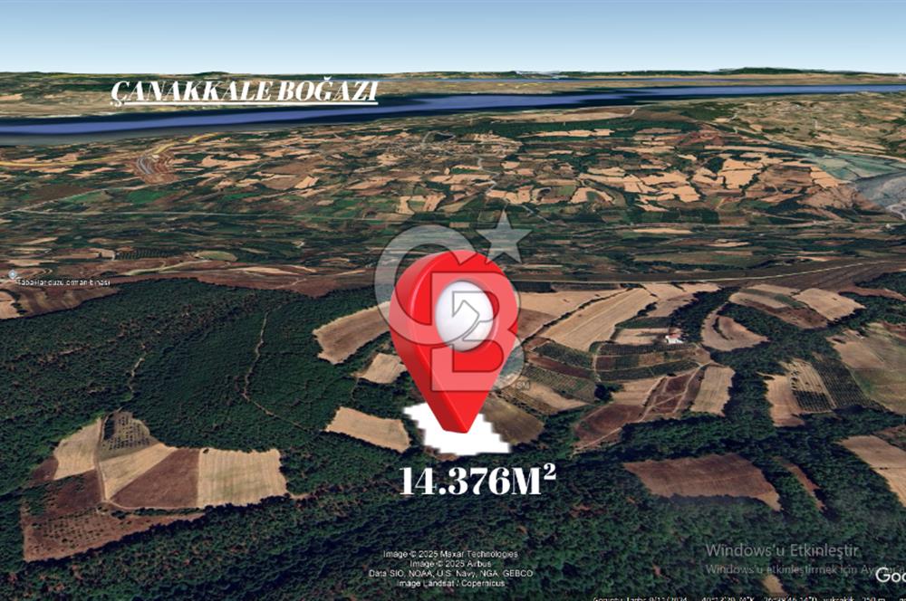 ÇANAKKALE LAPSEKİ BEYBAŞ KÖYÜNDE SATILIK ARAZİ 