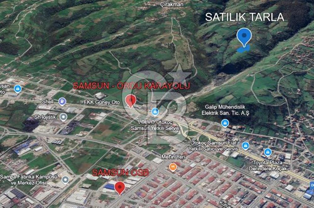 TEKKEKÖY KUTLUKENT KARŞIYAKA'DA DENİZ MANZARALI SATILIK TARLA