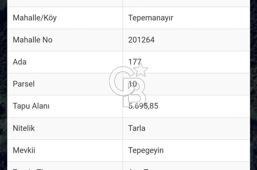 Gebze Tepemanayır'da 2848 m2 Arazi