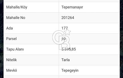 Gebze Tepemanayır'da 2848 m2 Arazi