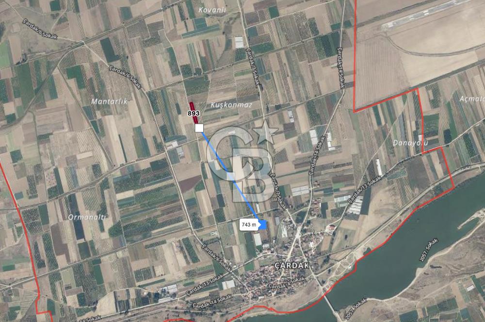 SAKARYA PAMUKOVA ÇARDAK'DA HARİKA KONUMDA 1550 M2 TARLA