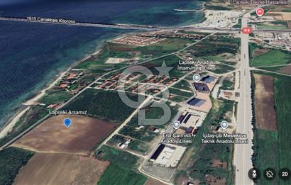 Çanakkale Lapsekide Boğaz ve Köprü Manzaralı Villa İmarlı Arsa