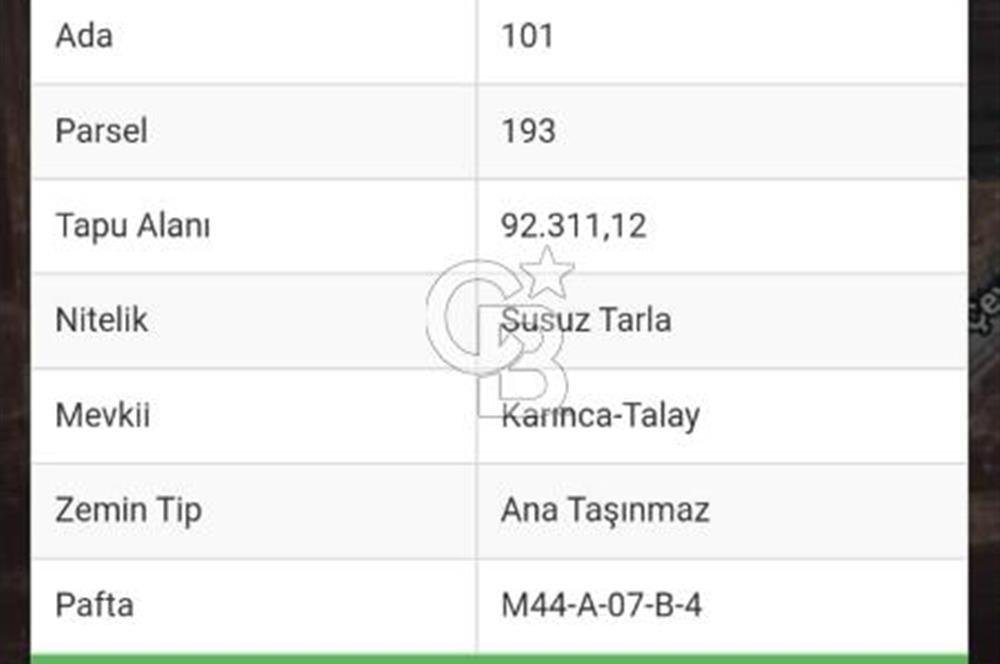 COLDWELL BANKER OMEGA'DAN ÇEVRE YOLUNDA FIRSAT ARSA