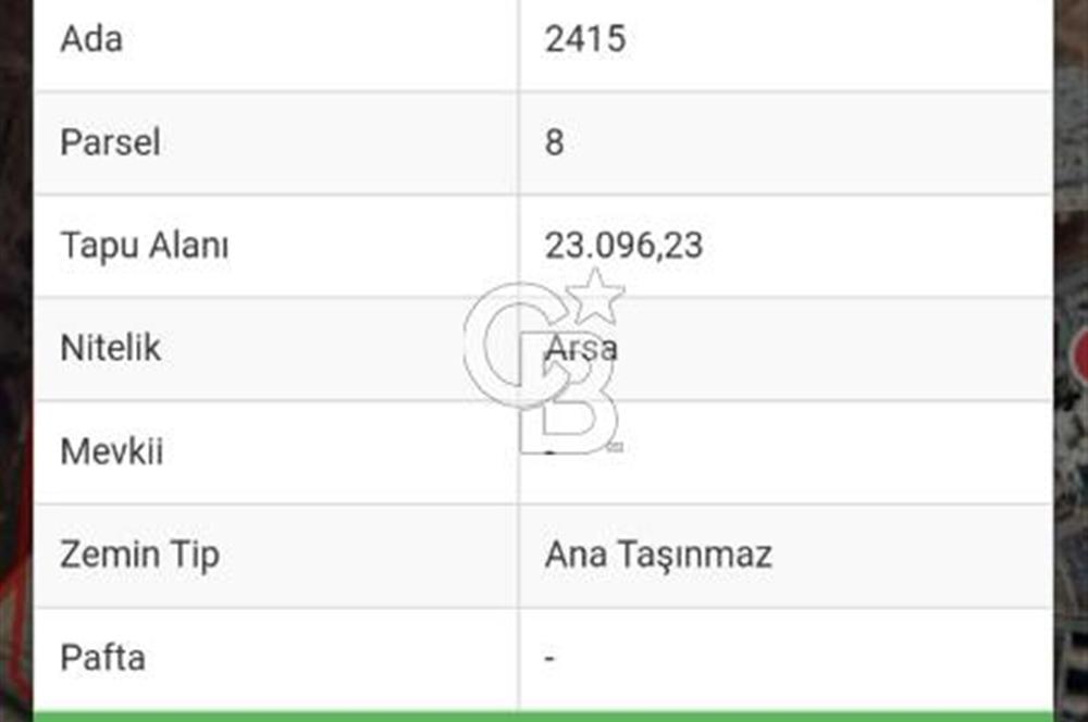 COLDWELL BANKER OMEGA'DAN FIRSAT YATIRIMLIK TİCARİ İMARLI ARSA